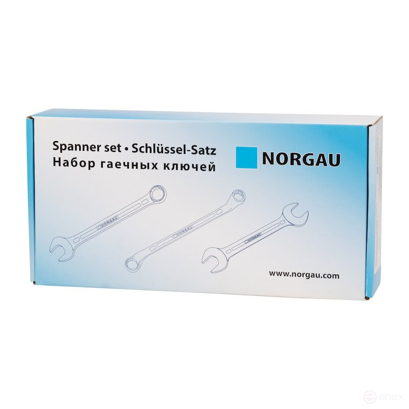 Double-sided wrench set NORGAU Industrial N6-005, 5 pieces