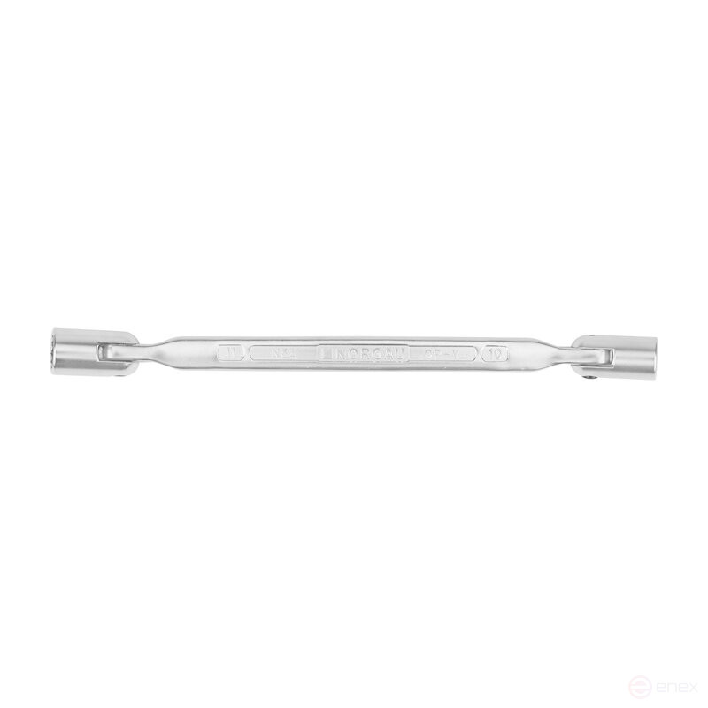 Ключ гаечный торцевой шарнирный двусторонний NORGAU Industrial 10x11, N34
