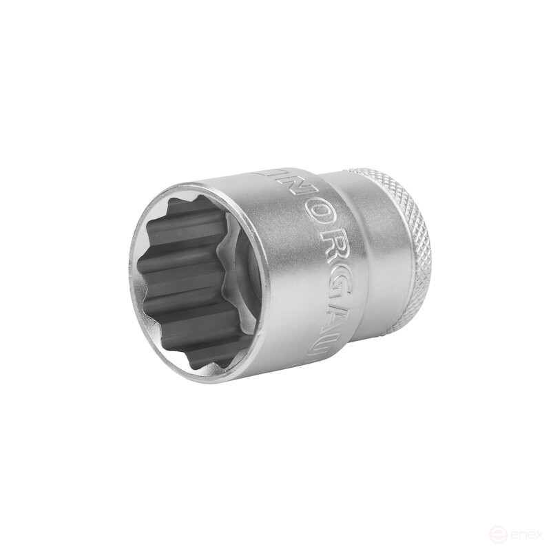 Головка 12-гранная торцевая NORGAU Industrial 1/2" 24 мм, ND19-24