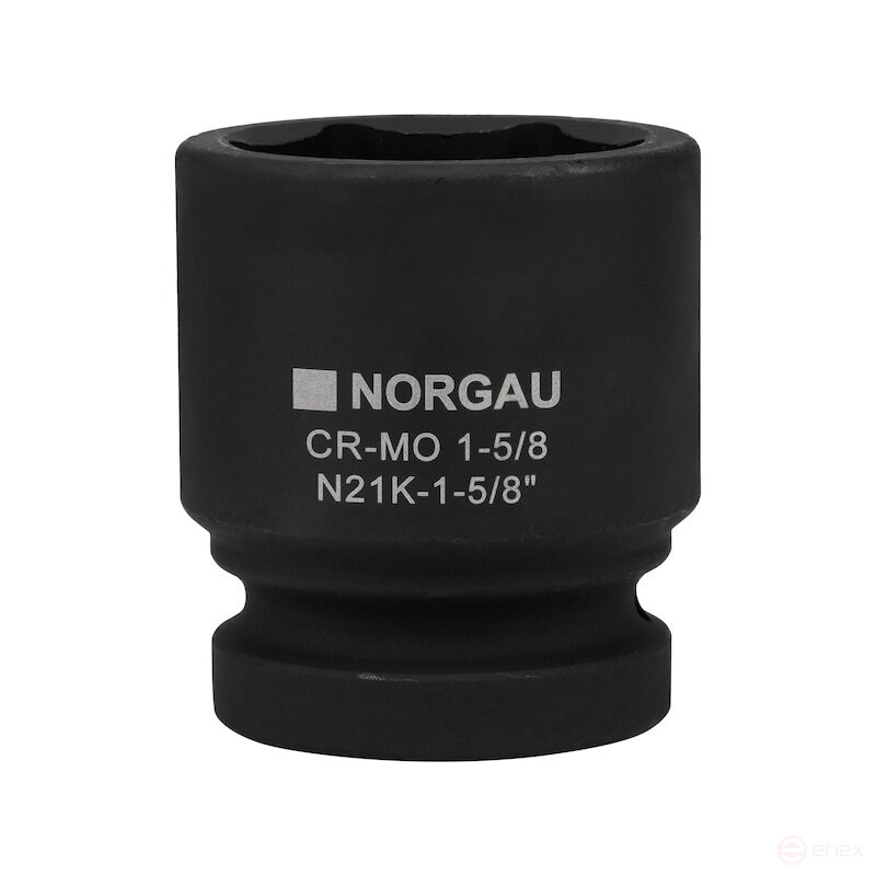 Головка торцевая ударная NORGAU Industrial шестигранная дюймовая 1", 1.5/8", N21K-1.5/8