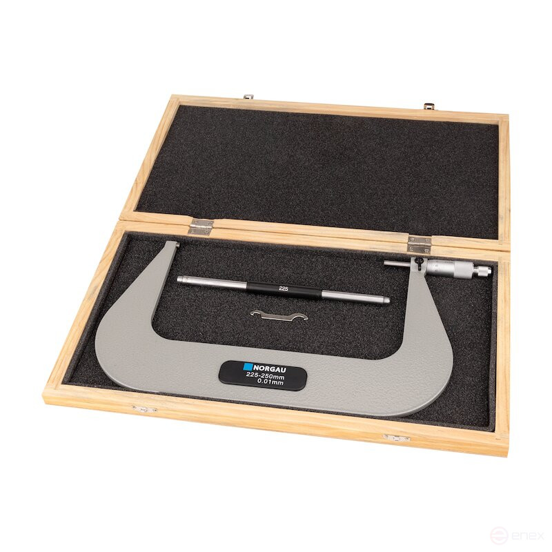 Микрометр NORGAU Industrial 225-250 мм, 0.01 мм, NM-250