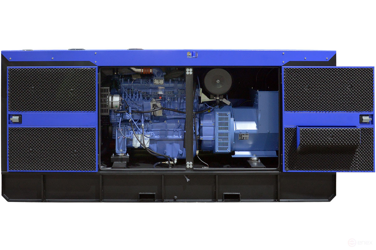 Diesel generator TSS AD-150S-T400-2RKM26 in a noise-proof casing