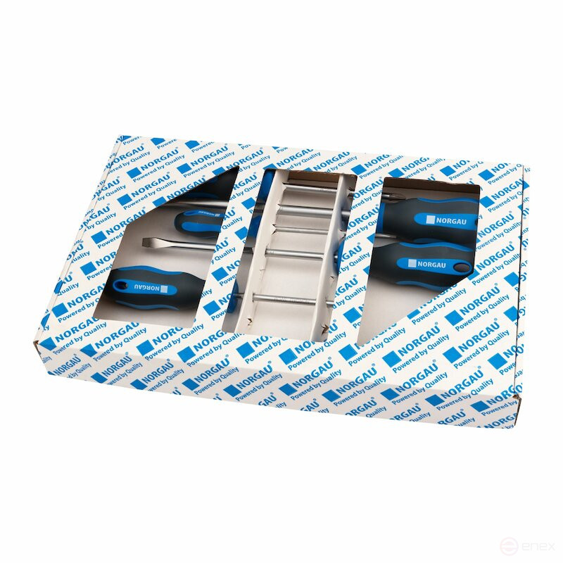 Набор отверток SL/PH 6 предметов, тип NBS151-161-006, NORGAU