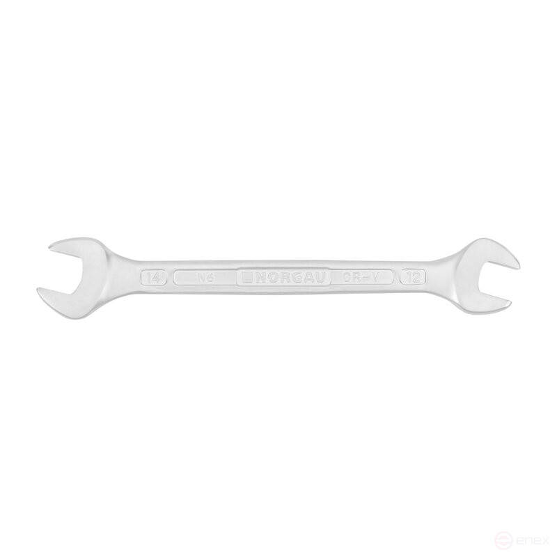 Ключ гаечный рожковый NORGAU Industrial двусторонний, 12х14 мм, N6-12х14