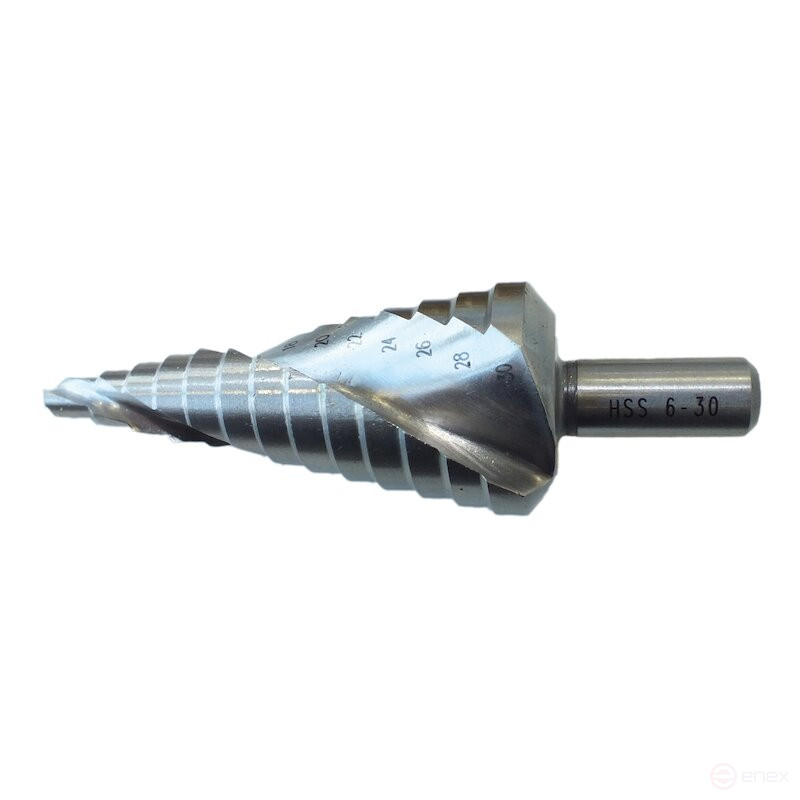 Step drill bit NORGAU industrial for metal 4-12 mm, HSS