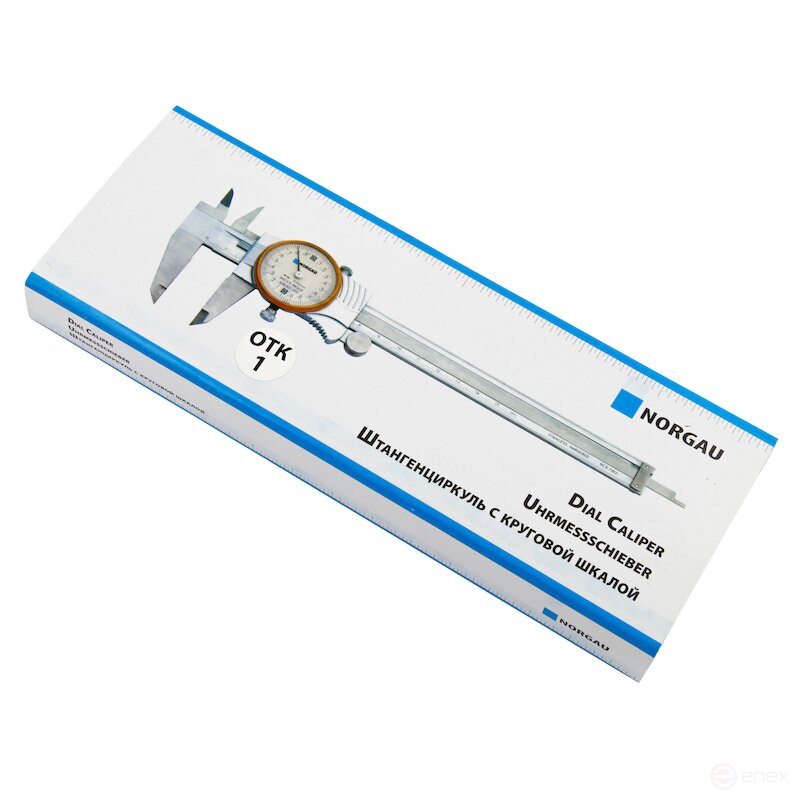 Штангенциркуль NORGAU Industrial с круговой шкалой 0-150 мм, NCR-1502