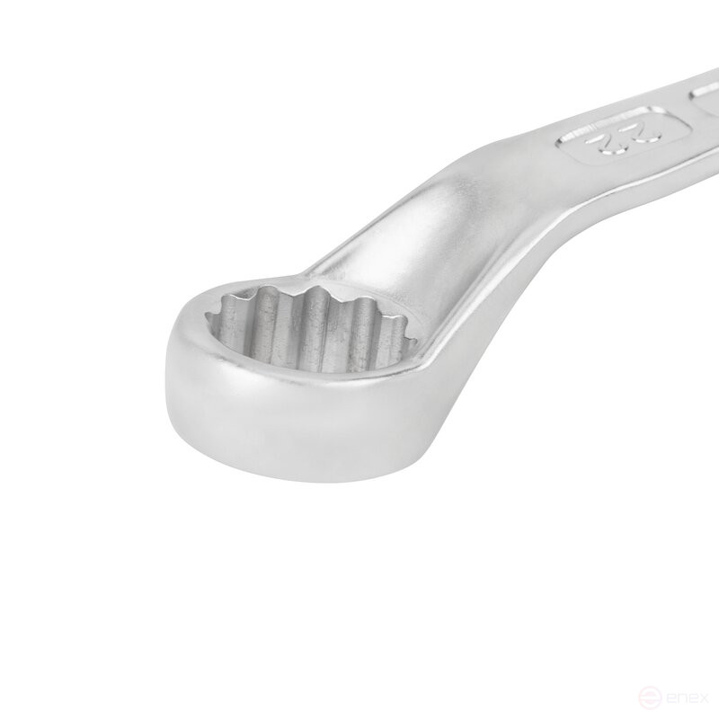 Ключ гаечный комбинированный NORGAU Industrial изогнутый 22 мм, N7B-22