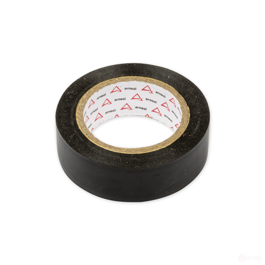 Изолента ПВХ 19 мм x10 м толщина 130 мик черная ARNEZI R8030500