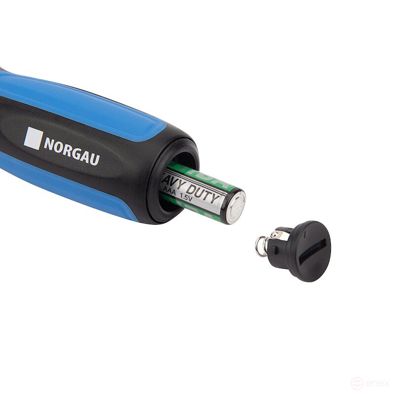 Отвертка динамометрическая NORGAU Industrial, 10-200 сНм электронная, NSЕ11-2H