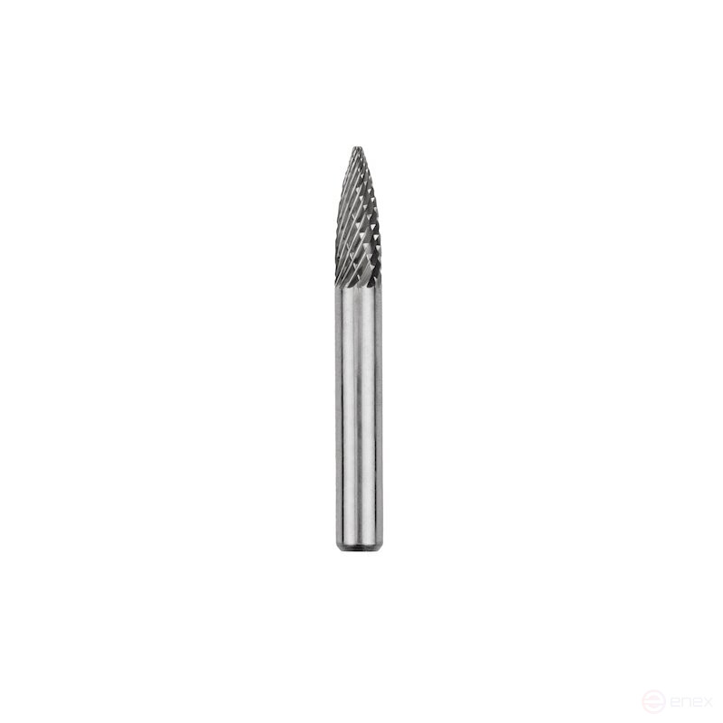 Carbide borehole NORGAU Industrial parabolic 6 mm, G shape, DCM