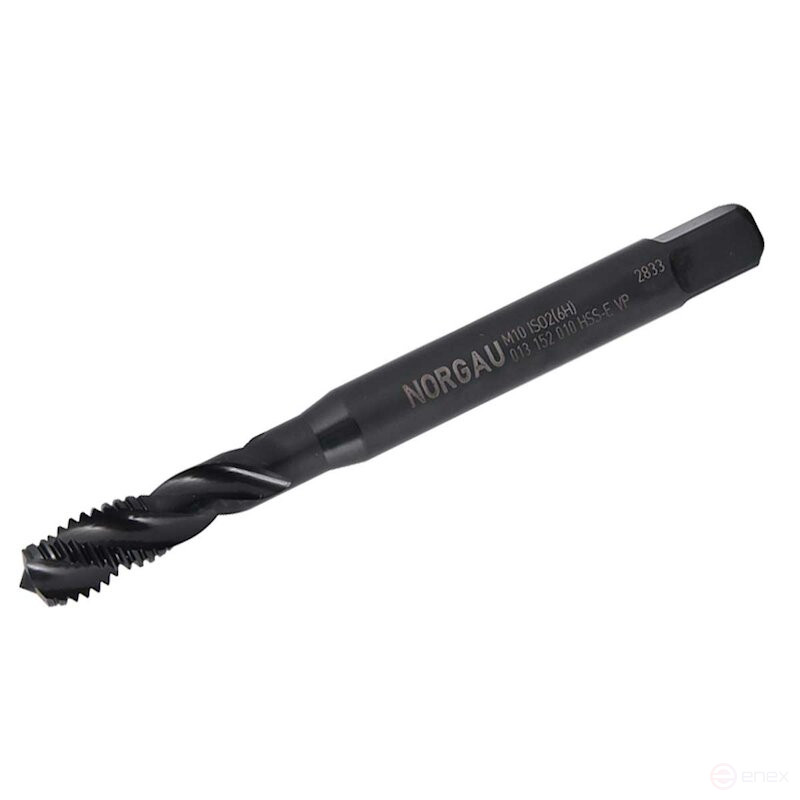 Метчик машинный NORGAU Industrial для глухих отверстий М6, форма C, HSS-E/VAP