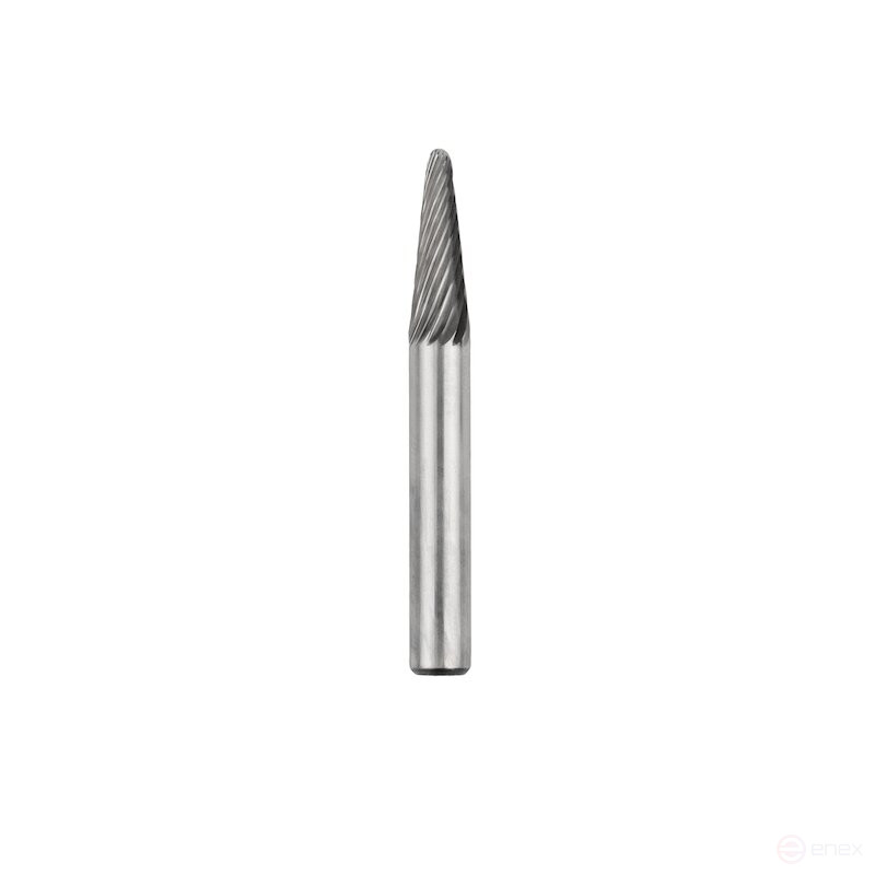 Борфреза твердосплавная NORGAU Industrial коническая 6 мм, 14°, форма L, SCM