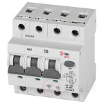 4.5kA Differential current circuit Breaker ERA PRO D32E4C50AC100P AD-32 Electronic 3P+N C50 100mA type AC 230V protection