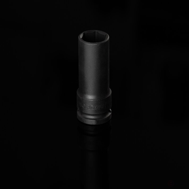 Impact end head NORGAU Industrial hexagon elongated 1/2", 19 mm, N19K-17