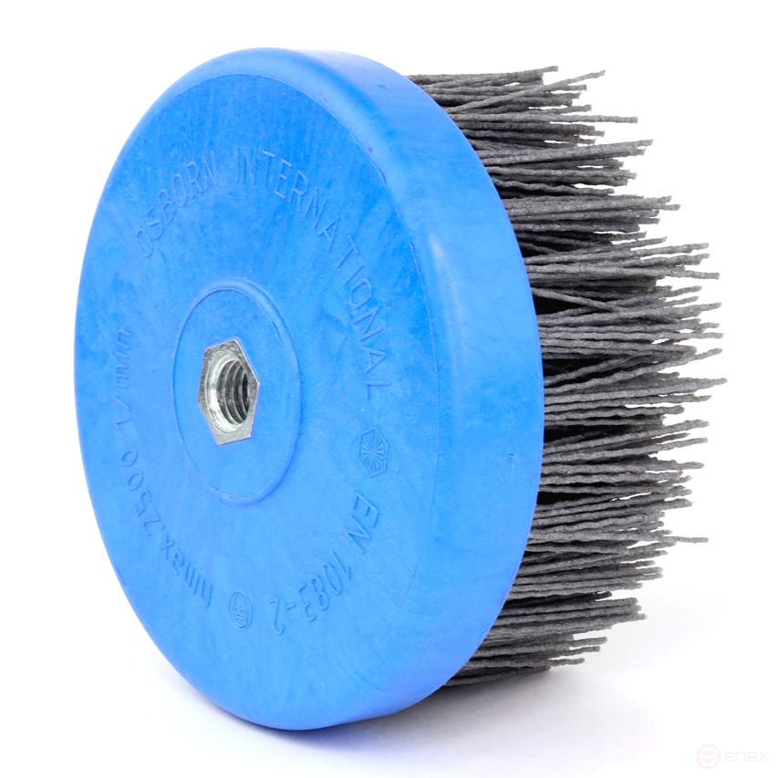 Щетка чашечная Д130*70*M14 по дереву для УШМ (Болгарка), ворс полимер-абразив P80 (1-018)