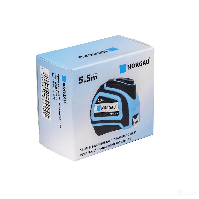 Рулетка измерительная NORGAU Industrial, 5.5 м х 25 мм, NSMT-5525