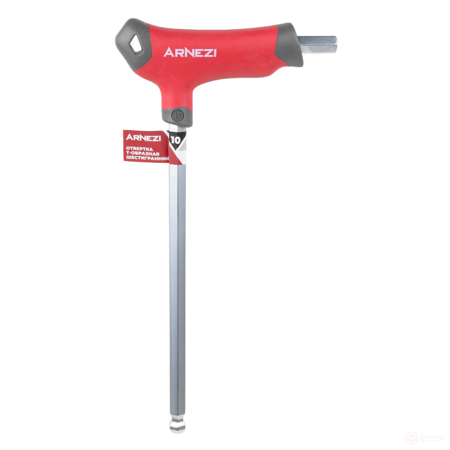 Wrench (screwdriver) T-shaped HEX HEX 10mm ARNEZI R2060010
