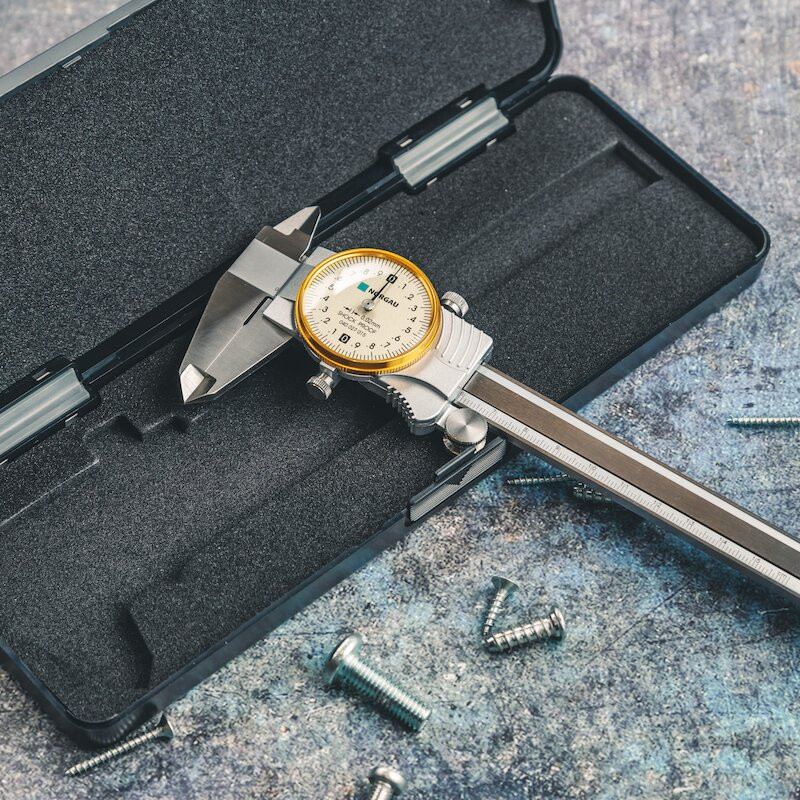 Штангенциркуль NORGAU Industrial с круговой шкалой 0-150 мм, NCR-1502