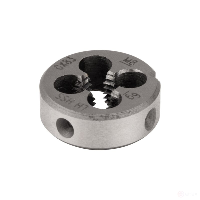 Плашка левого вращения NORGAU Industrial по металлу M8х1.25 мм, HSS