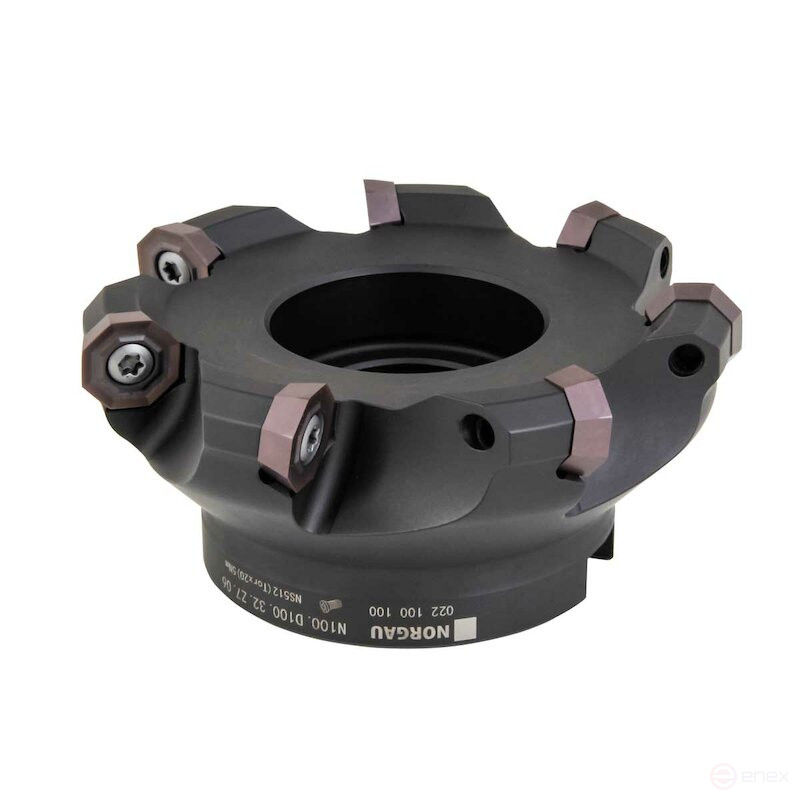 End mill with replaceable plates NORGAU Industrial N100.D100.32.Z7.06