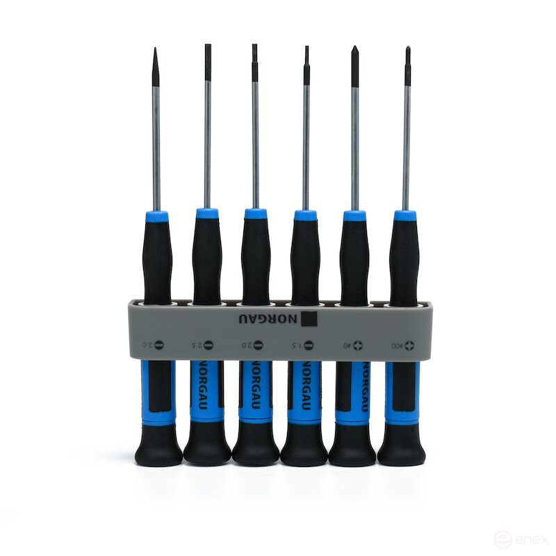 Набор отверток для точной механики NORGAU Industrial N140PRS, 6 предметов