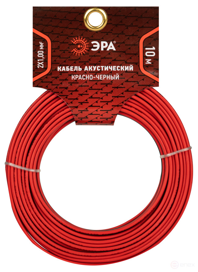 A-100-RB-10 ERA Speaker Cable 2x1.00 mm2 red-black, 10 m