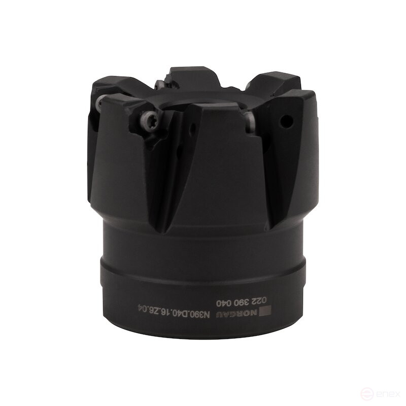 End mill NORGAU industrial with replaceable plates 40 mm, N390.D40.16.Z6.04