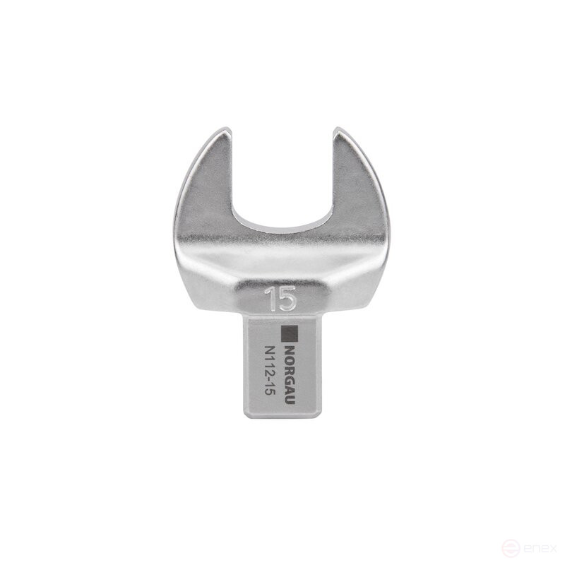 Насадка рожковая NORGAU Industrial для динамометрического ключа 15, прямоугольный привод 9х12
