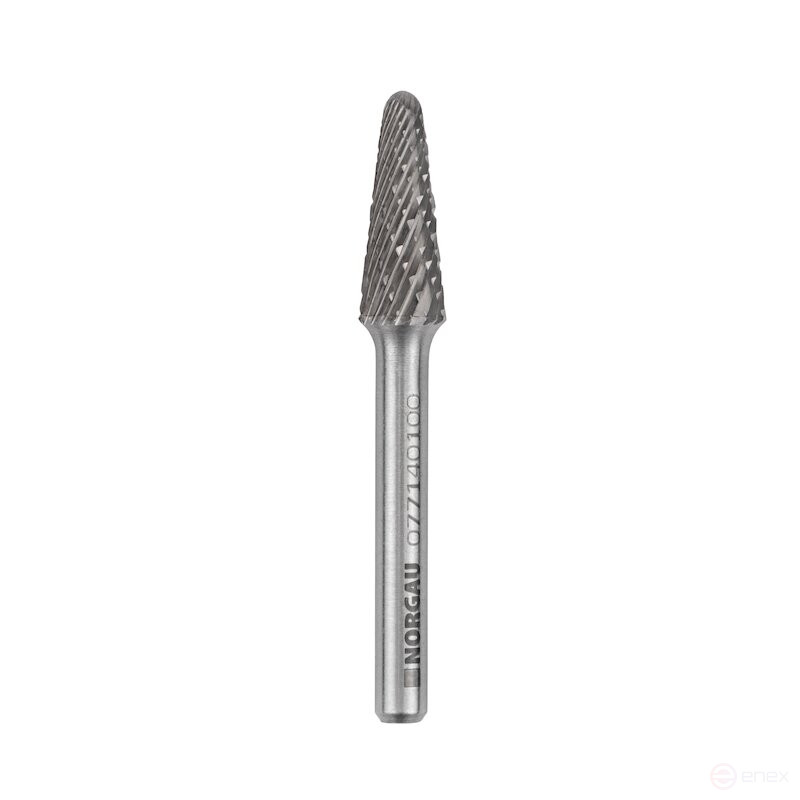 Борфреза твердосплавная NORGAU Industrial коническая 10 мм, 14°, форма L, DCM
