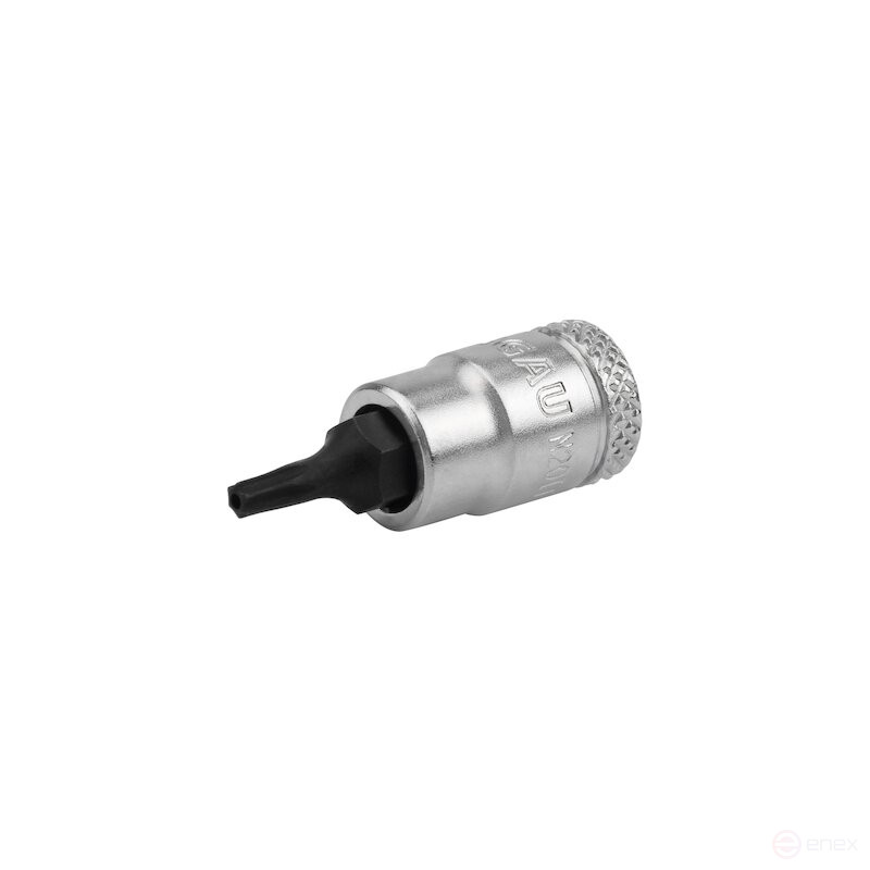 NORGAU Industrial socket head with TORX T10 screwdriver insert, 1/4" drive, N20ITB