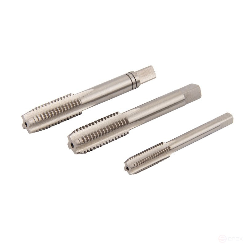 Set of hand taps and dies NORGAU Industrial M3-M12, HSS, 21 pieces