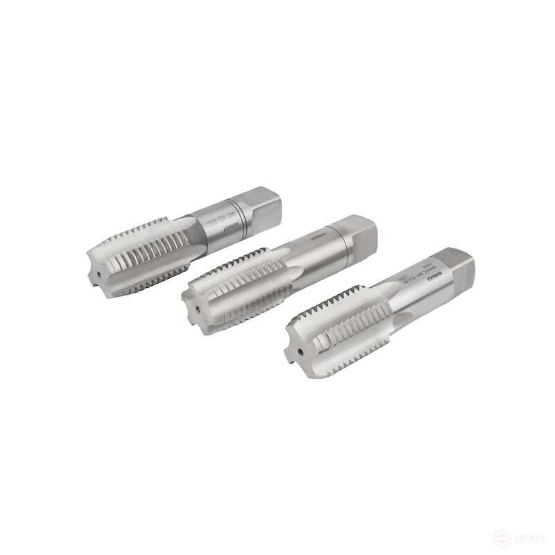 Комплект ручных метчиков NORGAU Industrial M42, HSS, 3 предмета