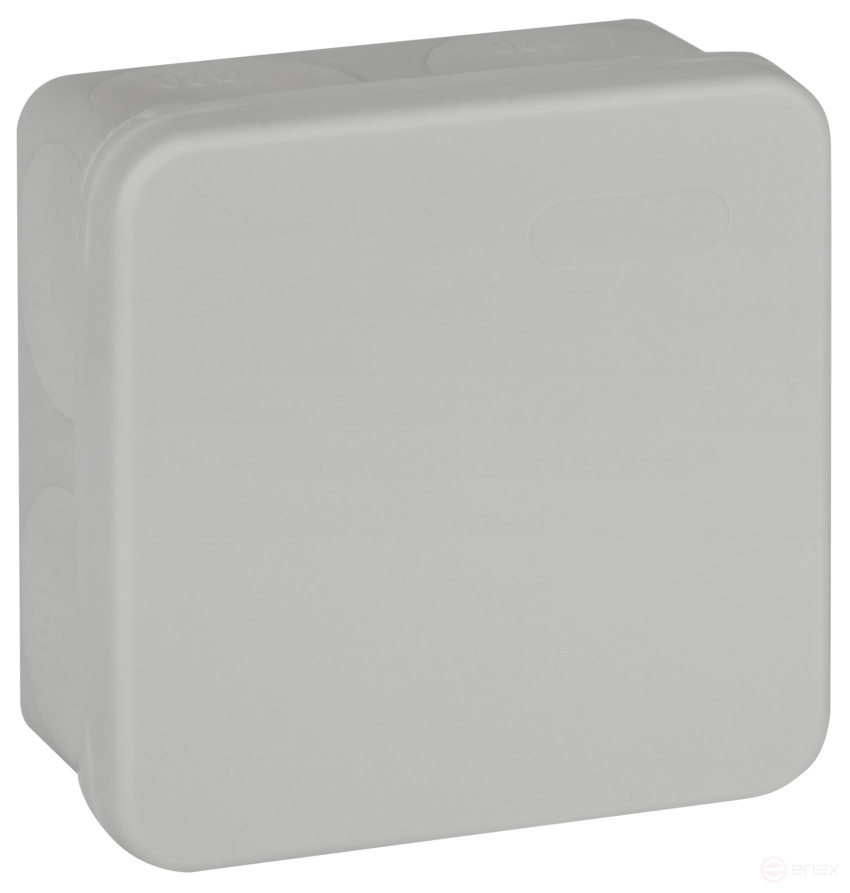 Soldering box ERA KOR-80-80-40- 9g-2MP Two-component HF UV resistant 80x80x40mm grey Direct mounting IP67