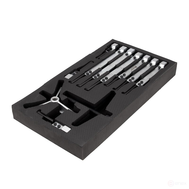 NORGAU Industrial universal puller set with three grippers, NUP33-SET1