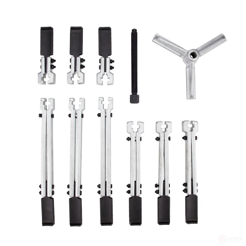 NORGAU Industrial universal puller set with three grippers, NUP33-SET1