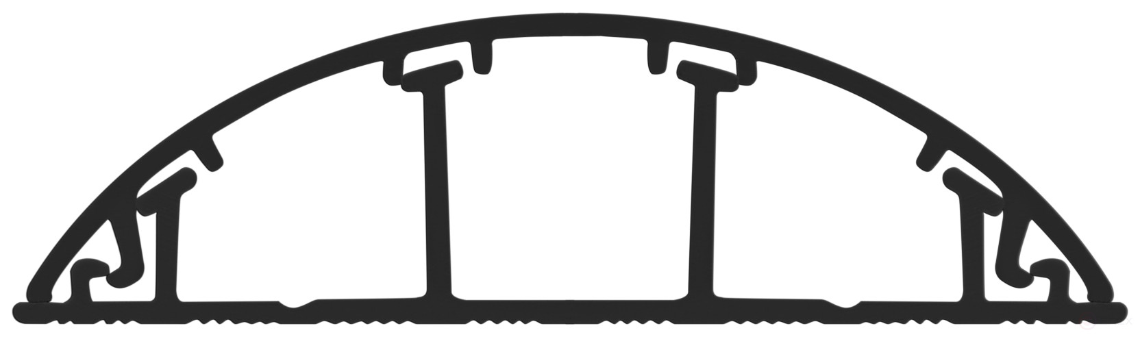 ERA KK Cable Channel-70-16- FB floor black RAL 9004 70x16mm