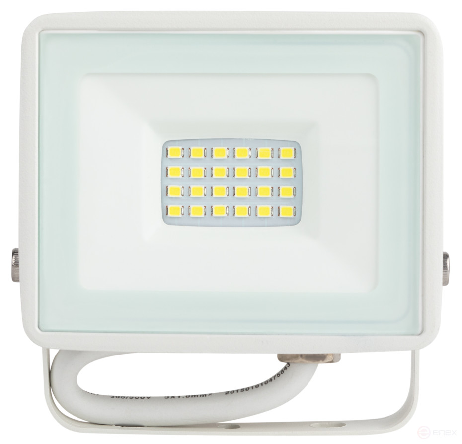 Прожектор светодиодный уличный ЭРА LPR-023-W-65K-030 30Вт 6500K IP65 гарантия 2 года белый
