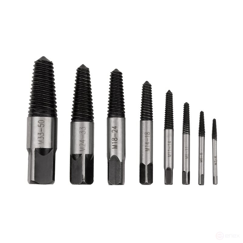 Набор экстракторов NORGAU Industrial M3-М50, 8 предметов