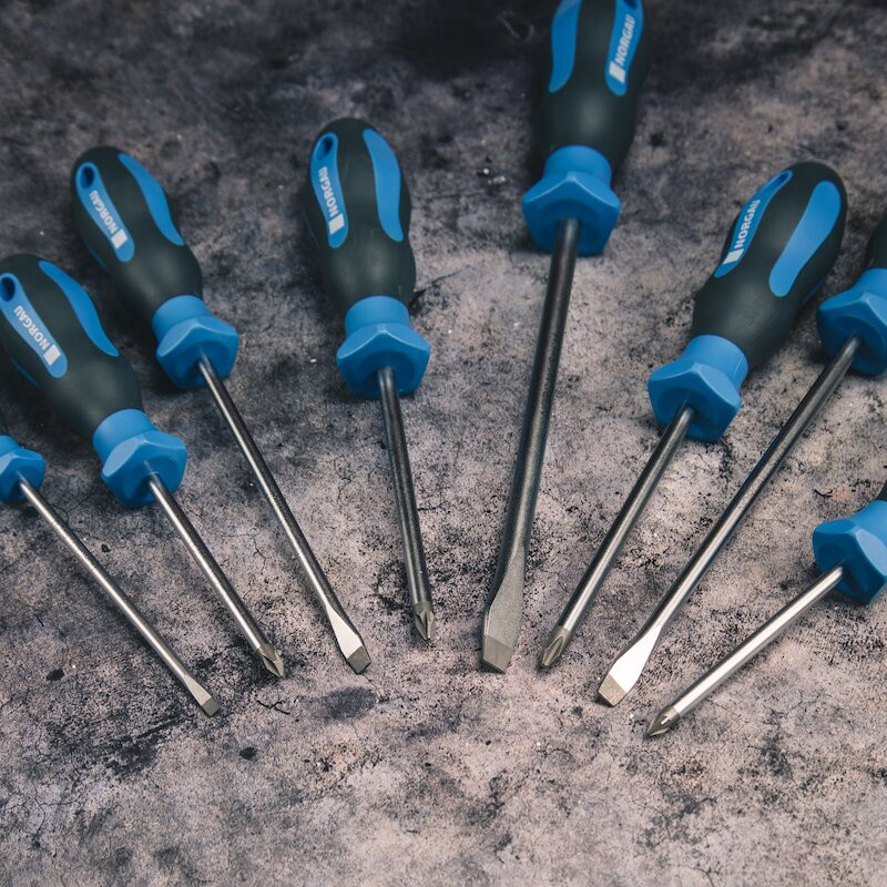 Набор отверток NORGAU Industrial в ложементе, 8 предметов, NBS151-161-008