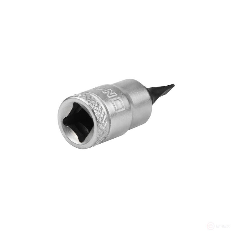 End head NORGAU Industrial with a slotted insert 0.8 x4 mm, 1/4" drive, N20IS