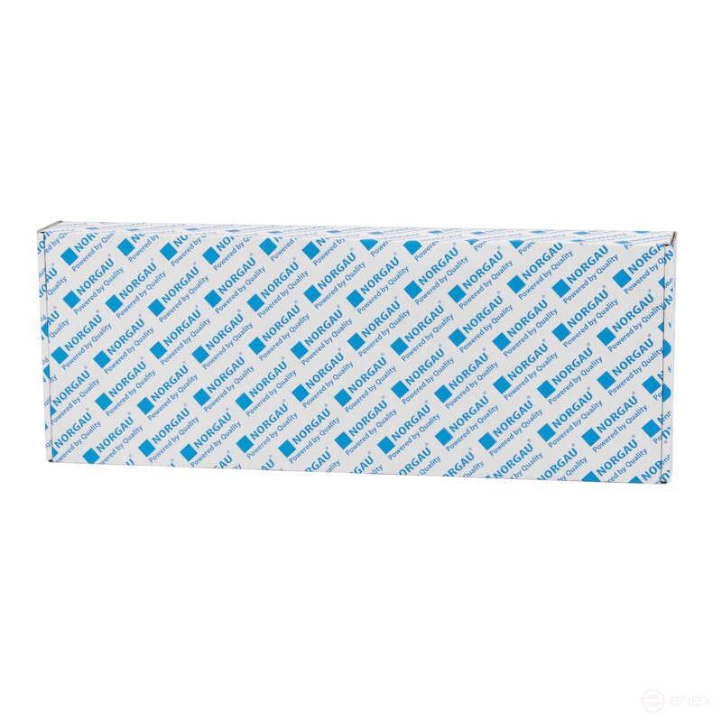 Набор комбинированных ключей c изогнутой накидной частью NORGAU Industrial N7B-011, 11 предметов