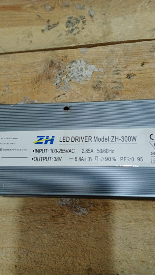 Mosvolt ZH 300W IP65 LED Lamp Driver
