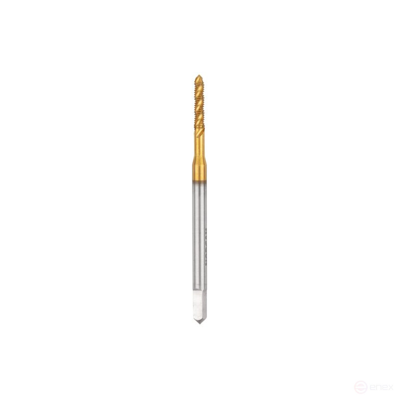 Метчик машинный NORGAU Industrial для глухих отверстий М2, форма C, HSS-E/TiN