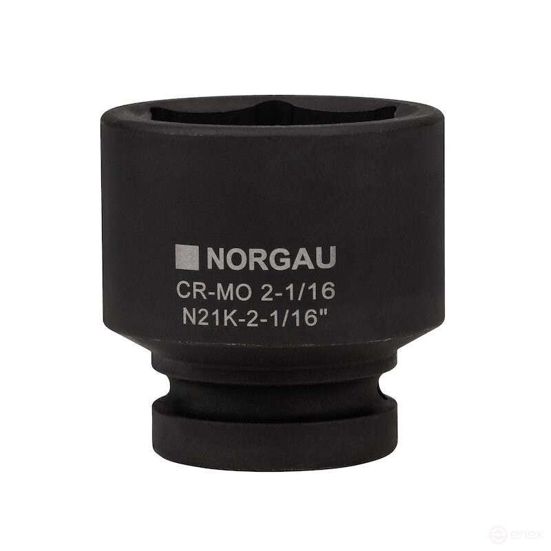 Головка торцевая ударная NORGAU Industrial шестигранная дюймовая 1", 2.1/16", N21K-2.1/16