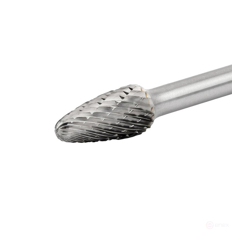 Борфреза твердосплавная NORGAU Industrial параболическая 10 мм, R2.5, форма F, DCM