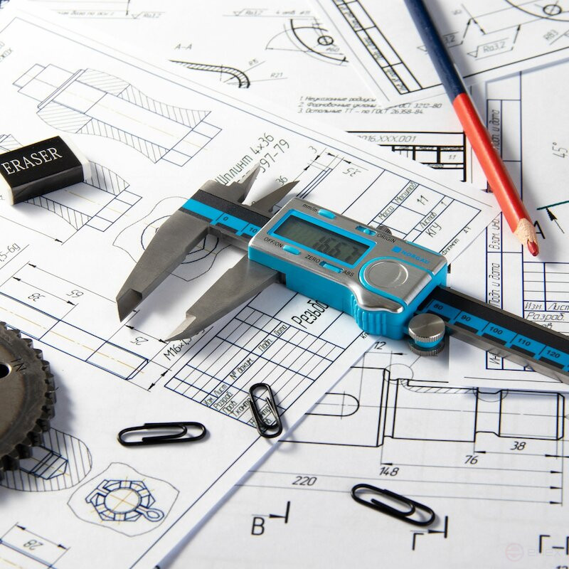 Штангенциркуль цифровой ABS NORGAU Industrial 0-200 мм, NCD-20AD