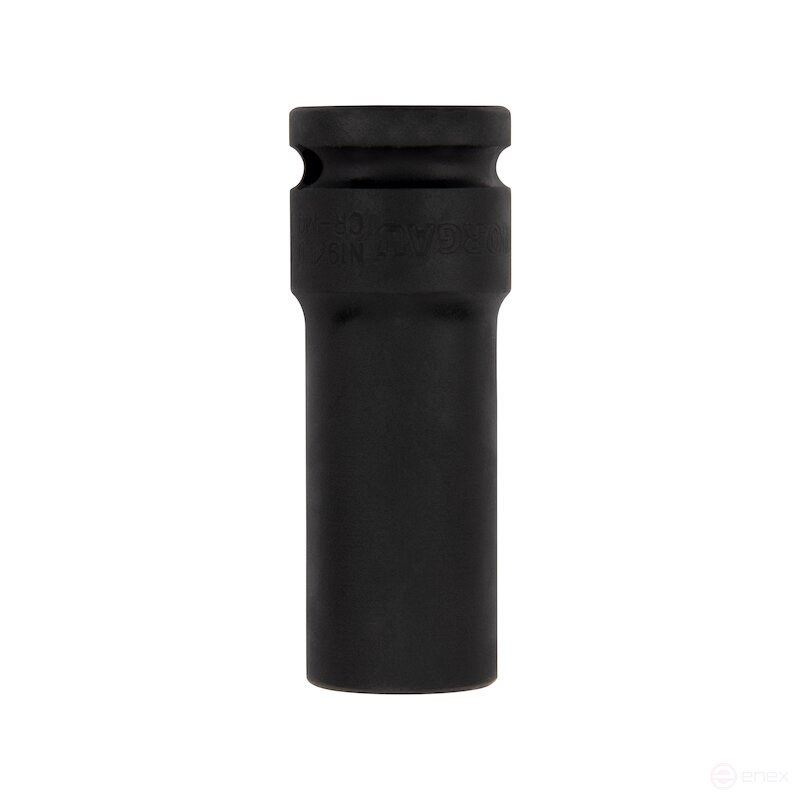 Impact end head NORGAU Industrial hexagon elongated 1/2", 19 mm, N19K-17