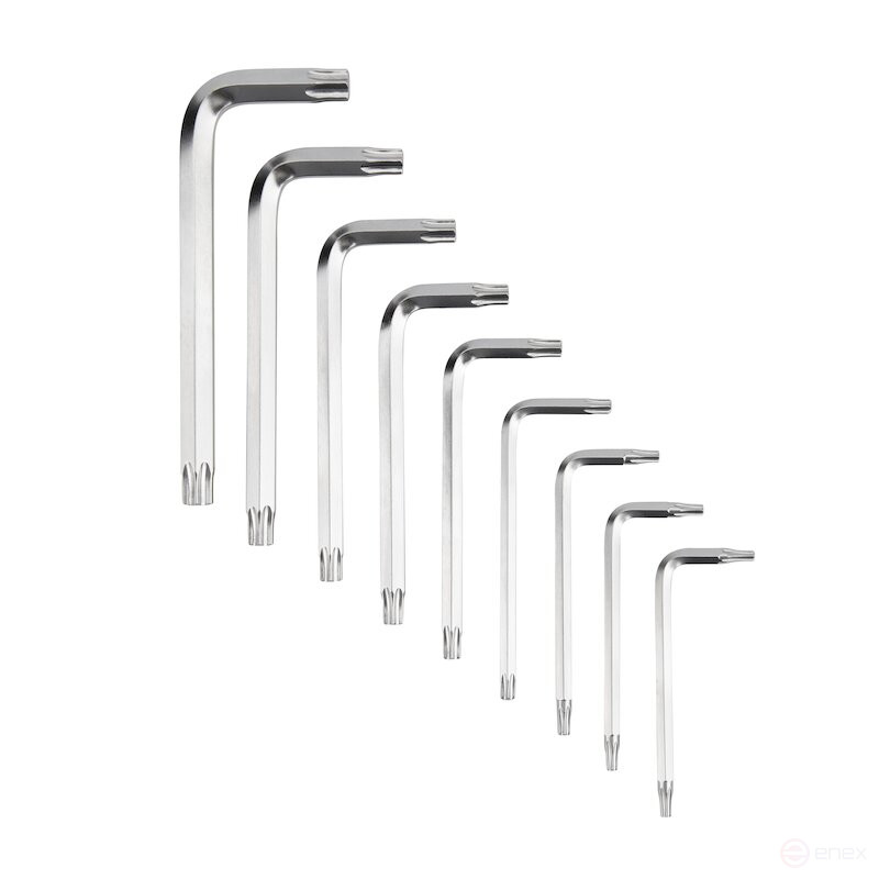 Набор ключей двусторонних с Torx профилем NORGAU Industrial 9 предметов, N43-009