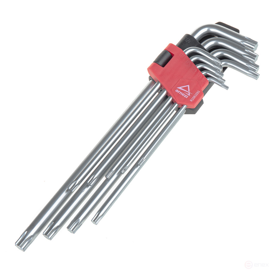 Набор имбусовых ключей Torx 9 пр. длинные ARNEZI R1061031