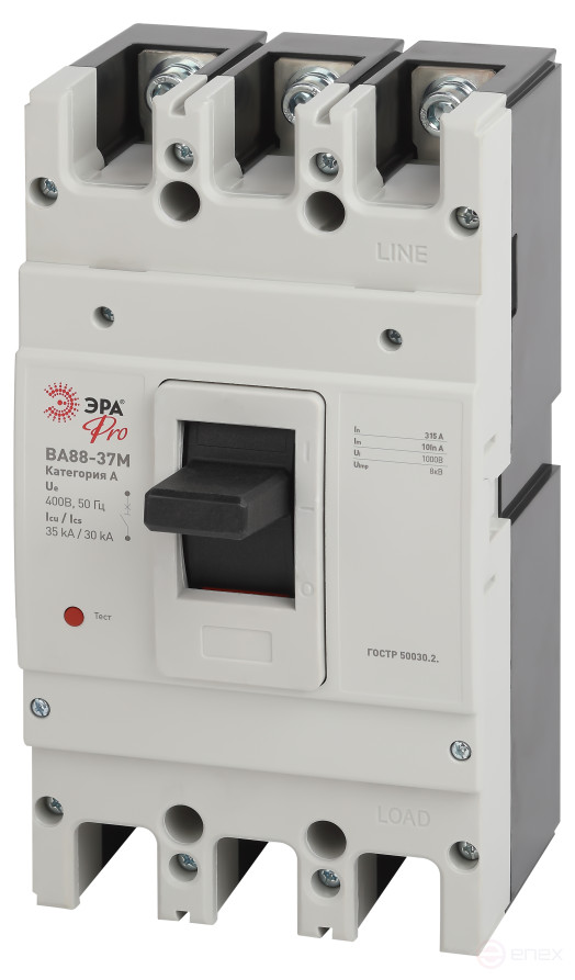 Circuit breaker VA88-37M ERA PRO SVA40-3-0315- E 3P 315A 35kA